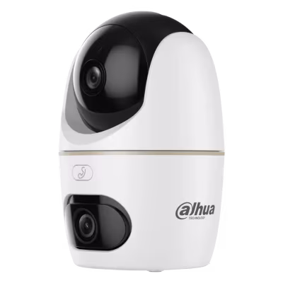 CAMARA PARA INTERIOR DAHUA DOBLE LENTE 3+3MPX / DETECCION DE MASCOTAS / ALARMA DE SONIDO Y LUCES / MICROSD / LLAMADA PROACTIVA CON UN SOLO CLIC / BLUETOOTH / DETECCION HUMANA IA Y SEGUIMIENTO AUTOMATICO