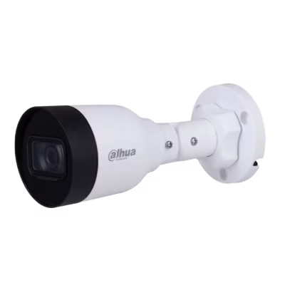 CAMARA DE RED DAHUA BULLET PLASTICA DE 5MPX CON LENTE FIJO DE 2.8MM, DETECCION DE MOVIMIENTO / SMART H.265+ H.264+ / ILUMINACION INTELIGENTE Y PROTECCION IP67