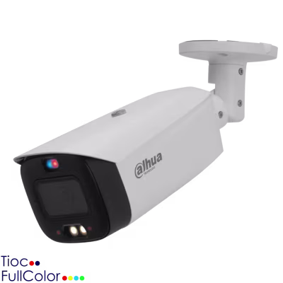 CÁMARA DE RED DAHUA BULLET WIZSENSE DE FOCO FIJO DE 2.8MM CON DISUASIÓN ACTIVA A TODO COLOR DE 8MPX CON SMART H.265+ & SMART H.264+ / SEGURIDAD CIBERNETICA / PROTECCIÓN (IP67, AMPLIO VOLTAJE) Y SMD PLUS