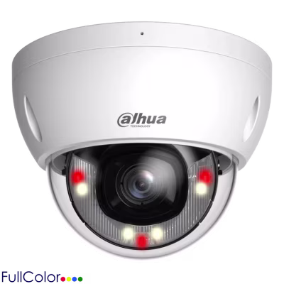 CAMARA DAHUA DOMO CUPULA IP WIZSENSE DE 8MPX CON LUZ DUAL INTELIGENTE / SMD PLUS / PROTECCION PERIMETRAL / SMART H.265+ SMART H.264+ / FULLCOLOR / SEGURIDAD CYBERNETICA Y PROTECCION IP67, IK10 CON AMPLIO VOLTAJE