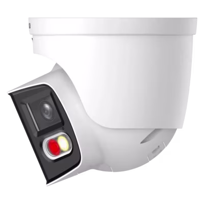 CÁMARA IP PANORÁMICA WIZSENSE DE 8MP CON VISIÓN ULTRA AMPLIA DE 180°, DOBLE SENSOR 2X4MP, INTELIGENCIA ARTIFICIAL PARA DETECCIÓN Y CLASIFICACIÓN DE PERSONAS Y VEHÍCULOS, AUDIO BIDIRECCIONAL, SMART DUAL LIGHT, DISUASIÓN ACTIVA CON LUZ Y SONIDO, COMPRESIÓN H.265+ Y PROTECCIÓN IP67
