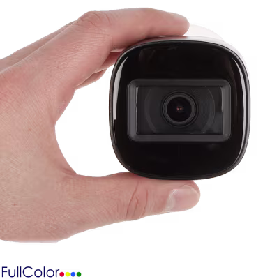 CAMARA ANALOGA BULLET FULL COLOR DAHUA HDCVI STARLIGHT A TODO COLOR, METAL MAS PLASTICO DE 2 MEGAPIXEL CON ILUMINACIÓN LED DE 20 METROS DE DISTANCIA Y LENTE FIJO DE 2.8MM