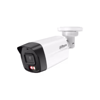 CÁMARA IP TIPO BALA DE 2MP CON TECNOLOGÍA ECO SMART DUAL LIGHT, LENTE FIJO, DETECCIÓN INTELIGENTE DE PERSONAS, MICRÓFONO INTEGRADO, COMPRESIÓN SMART H.265+-H.264+, VISIÓN NOCTURNA HÍBRIDA, PROTECCIÓN IP67 Y ALIMENTACIÓN POE