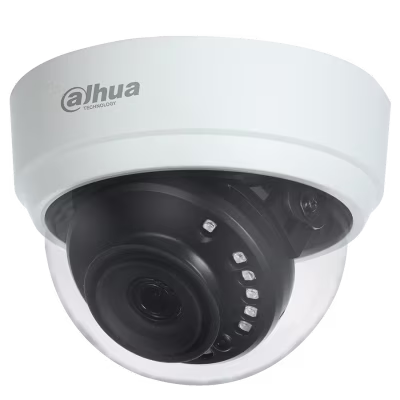 CAMARA DAHUA DOMO DE 2MPX CON IR DE 20 METROS Y LENTE FIJO DE 2.8MM