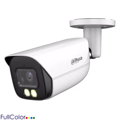 CAMARA BULLET IP DAHUA DE 4MPX WIZMIND FULLCOLOR , EPOE CON LED CALIDOS Y LENTE FIJO DE 2.8MM CON DETECCION FACIAL / METADATOS DE VIDEO / PROTECCION PERIMETRAL / CONTEO DE PERSONAS / SEGURIDAD CIBERNETICA Y PROTECCION IP67
