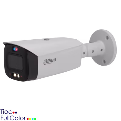 CÁMARA DE RED DAHUA BULLET WIZSENSE DE FOCO FIJO DE 2.8MM CON DISUASIÓN ACTIVA A TODO COLOR DE 8MPX CON SMART H.265+ & SMART H.264+ / SEGURIDAD CIBERNETICA / PROTECCIÓN (IP67, AMPLIO VOLTAJE) Y SMD PLUS