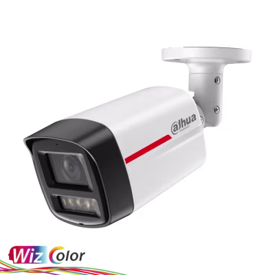 CÁMARA BULLET DAHUA IP DE 6 MEGAPÍXELES WIZCOLOR CON LENTE FIJO, ILUMINACIÓN LED BLANCA ACTIVA, VISIÓN NOCTURNA EN COLOR , TECNOLOGÍA SMART H.265+, PROTECCION PERIMETRAL, AI-ISP, SMD PLUS Y PROTECCION IP67