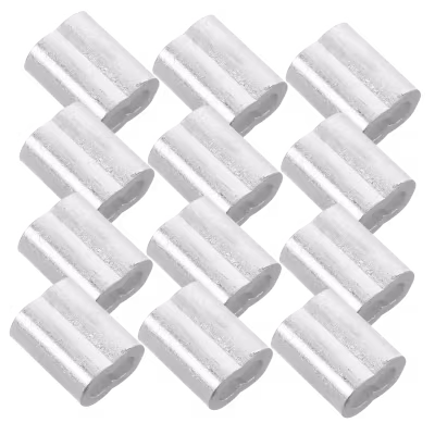 MANGA DE ALUMINIO SPTLINE DE 1.8MM PARA PRENSAR CABLES Y CONECTORES, ABRAZADERA RESISTENTE PARA CORDONES, ALAMBRES Y CUERDAS, IDEAL PARA USO INDUSTRIAL, TALLERES Y APLICACIONES DOMÉSTICAS