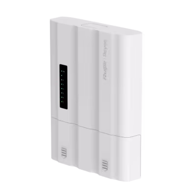 CONMUTADOR GIGABIT PARA EXTERIORES DE 7 PUERTOS CON ENTRADA PoE-DC, 5 PUERTOS RJ45 GIGABIT, 2 PUERTOS SFP, PROTECCIÓN IP65, PoE IN IEEE 802.3AF-AT-BT, PRESUPUESTO PoE DE HASTA 60 W, IDEAL PARA CCTV, REDES EMPRESARIALES Y ENLACES DE FIBRA ÓPTICA