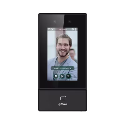 CONTROLADOR DE ACCESO INTELIGENTE CON RECONOCIMIENTO FACIAL DE ALTA PRECISIÓN, PANTALLA TÁCTIL, LECTURA DE TARJETAS Y CÓDIGOS, COMPATIBILIDAD CON SISTEMAS DE SEGURIDAD, AUTENTICACIÓN RÁPIDA Y SEGURA PARA ENTORNOS CORPORATIVOS, INSTITUCIONALES Y RESIDENCIALES