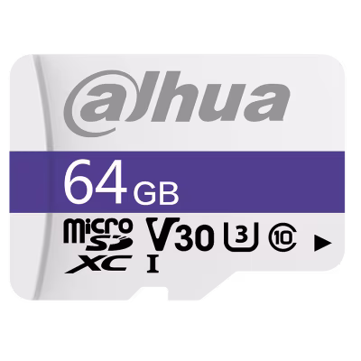 TARJETA DE MEMORIA MICRO SD DAHUA DE 64 GIGABIT DE ALTA RESISTENCIA S100 CON  FABRICACION PRESISA, INSPECCION ESTRICTA ASEGURADA Y RENDIMIENTO ESTABLE DE ALTA CALIDAD