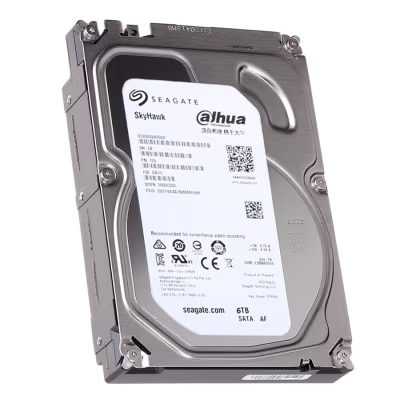DISCO DURO 6TB SKYHAWK DE SEAGATE, SATA III 3.5", 6GB/s, MEMORIA CACHÉ 256MB, RESISTENTE A MANCHAS, SENSORES DE VIBRACIÓN GIRATORIA INTEGRADOS, OPTIMIZADO PARA SISTEMAS DE VIGILANCIA CCTV 24/7, ST6000VX023