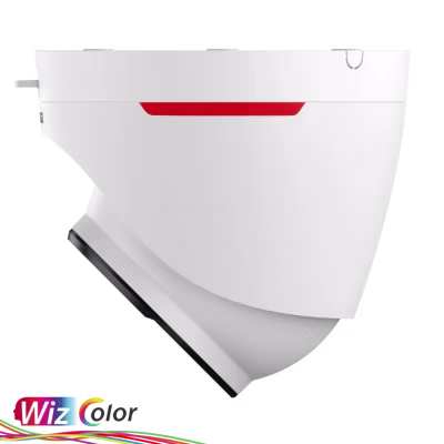 CÁMARA DOMO HDCVI 5MP WIZCOLOR CON ILUMINACIÓN INTELIGENTE, VISIÓN A COLOR 24/7, MICRÓFONO INTEGRADO, LENTE FIJO Y TECNOLOGÍA AVANZADA PARA VIDEOVIGILANCIA EN INTERIORES Y EXTERIORES