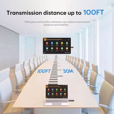 TRANSMISOR Y RECEPTOR HDMI INALÁMBRICO SPTLINE CON TECNOLOGÍA DUAL 2.4/5 GHz, PLUG & PLAY, COMPATIBLE CON SEÑAL DE VIDEO Y AUDIO EN ALTA DEFINICIÓN FULL HD 1080P DESDE PC O PORTÁTIL HACIA PANTALLAS, TV O PROYECTORES HDMI, FÁCIL DE USAR, SIN CABLES Y CON CONEXIÓN ESTABLE