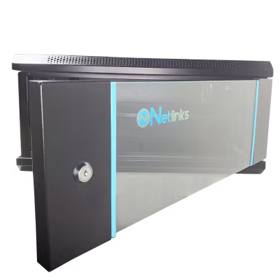 GABINETE MARCA NETLINKS PARA RACK DE PARED Y SERVIDORES CON CAPACIDAD DE 4U