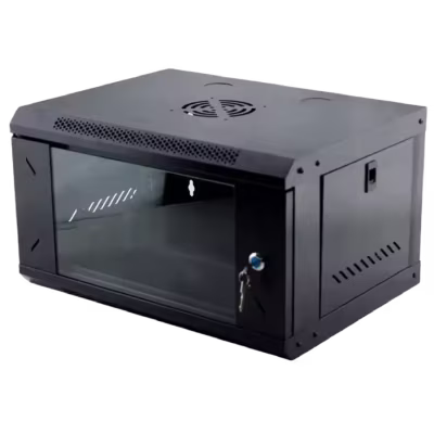 GABINETE NETLINKS DE 6U CON APERTURA LATERAL DE PUERTAS Y TAMAÑO COMPACTO