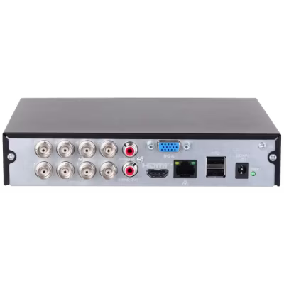 DVR DAHUA DE 8 CANALES CON TECNOLOGÍA PENTAHÍBRIDA, COMPRESIÓN DE VIDEO INTELIGENTE H.265+, FUNCIONES DE INTELIGENCIA ARTIFICIAL, DETECCIÓN DE MOVIMIENTO SMD PLUS Y COMPATIBILIDAD CON CÁMARAS HDCVI, AHD, TVI, CVBS E IP