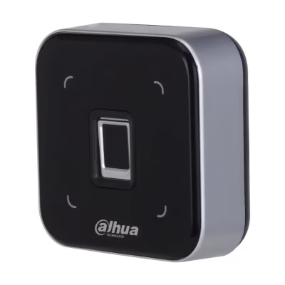 LECTOR DE ACCESO DAHUA DHI-ASR2102A-D CON LECTOR DE HUELLA, TARJETA RFID, RESISTENCIA IP65, GESTIÓN REMOTA PARA CONTROL DE ENTRADAS EN EMPRESAS O CONDOMINIOS