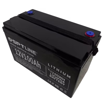 BATERIA DE ION DE LITIO DE 12 VOLTIOS Y 100 AMPERIOS MODELO LIFEPO4-12V100AH