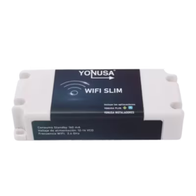 MODULO WIFI SLIM PARA USO EN ENERGIZADORES YONUSA / APLICACION SIN COSTO / BOTON DE PANICO