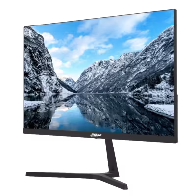 MONITOR COMERCIAL DAHUA DE 21.45 PULGADAS FULL HD CON RESOLUCIÓN 1920X1080, PANEL LED DE ALTA DEFINICIÓN, DISEÑO DELGADO Y MODERNO, AMPLIOS ÁNGULOS DE VISIÓN, BAJO CONSUMO ENERGÉTICO, ENTRADAS HDMI Y VGA, IDEAL PARA VIDEOVIGILANCIA, OFICINAS Y USO CONTINUO 24/7 EN ENTORNOS PROFESIONALES