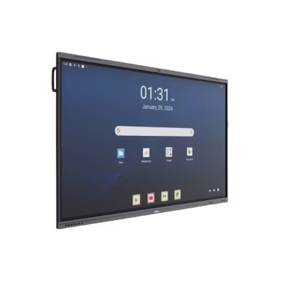 PIZARRA INTERACTIVA INTELIGENTE DE 65” CON PANTALLA 4K UHD, TECNOLOGÍA MULTITOUCH DE HASTA 20 PUNTOS, SISTEMA ANDROID INTEGRADO, COMPATIBILIDAD CON WINDOWS, CONECTIVIDAD HDMI/USB/OPS, CRISTAL ANTIREFLEJO Y HERRAMIENTAS AVANZADAS PARA COLABORACIÓN EN ENTORNOS EDUCATIVOS Y CORPORATIVOS