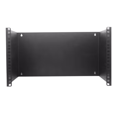 RACK NETLINKS ABIERTO CON CAPACIDAD DE 6U COLOR NEGRO, METALICO