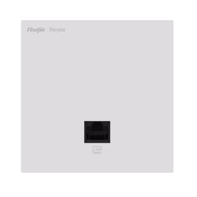 PUNTO DE ACCESO RUIJIE DE PARED ULTRAFINO REYEE / WIFI 6 / AX3000 / 2976MBPS / 2*GE / DISEÑO ULTRAFINO DE 86MM