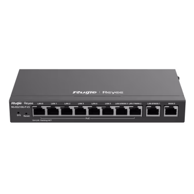 ROUTER POE GESTIONADO EN LA NUBE REYEE CON 10 PUERTOS GIGABIT, ADMINISTRACIÓN CENTRALIZADA, FUNCIONES DE SEGURIDAD AVANZADA Y SOPORTE PARA ALIMENTACIÓN ELÉCTRICA A DISPOSITIVOS IP