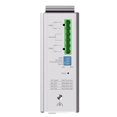SWITCH INDUSTRIAL GESTIONADO EN LA NUBE DE 6 PUERTOS GIGABIT CON 4 PUERTOS PoE+, 2 PUERTOS UPLINK SFP PARA CONEXIONES DE FIBRA ÓPTICA Y ALTO RENDIMIENTO EN ENTORNOS EXIGENTES