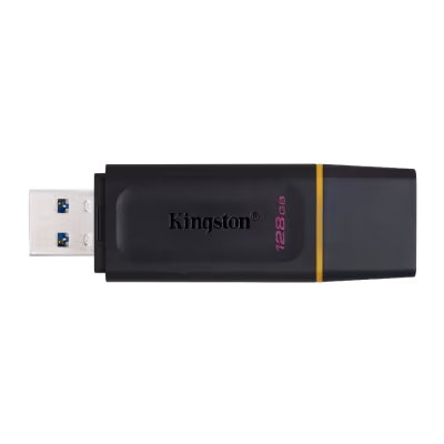 UNIDAD FLASH USB KINGSTON DATATRAVELER EXODIA DE 128 GB CON INTERFAZ USB 3.2 GEN 1 TIPO A, ALTA VELOCIDAD DE TRANSFERENCIA, DISEÑO COMPACTO Y LIGERO, CAPUCHÓN PROTECTOR MÓVIL Y ALMACENAMIENTO PORTÁTIL PARA USO DIARIO