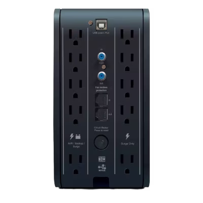 UPS CDP MODELO R-SMART1010 CON REGULADOR DE VOLTAJE / CON CAPACIDAD DE 1000VA / 500W CON VOLTAJE DE 110/120Vca / FRECUENCIA 50Hz o 60Hz / ONDA SENOIDAL SIMULADA Y TIEMPO DE RESPALDO DE HASTA 40 MINUTOS
