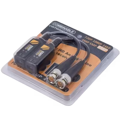 VIDEO BALUN SPTLINE PASIVO DE TORNILLO DE HASTA 8MPX PARA SISTEMAS DE VIDEOVIGILANCIA