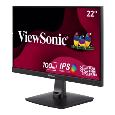 MONITOR VIEWSONIC VA2214-H DE 22 PULGADAS FULL HD 1920 X 1080, CON ENTRADAS HDMI Y VGA, TECNOLOGÍA DE CUIDADO VISUAL Y DISEÑO IDEAL PARA OFICINAS, ESTUDIO Y USO DOMÉSTICO.