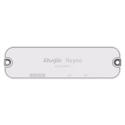 SWITCH POE NO ADMINISTRABLE REYEE DE 3 PUERTOS FAST ETHERNET CON 2 PUERTOS POE+, 1 PUERTO POE-IN, PRESUPUESTO POE DE 30 W, PROTECCIÓN CONTRA SOBRETENSIONES DE 4 KV, PLUG & PLAY PARA CÁMARAS IP Y REDES CCTV