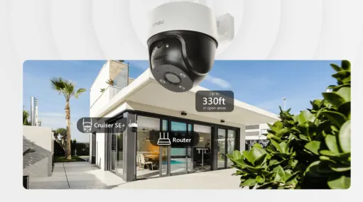 Camara IMOU PTZ de 4mpx con grabacion a alta definicion
