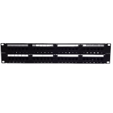 Patch Panel Cat 5E, distribuidor de red de 48 puertos