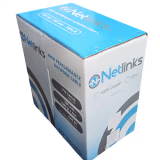 CABLE UTP CAT5E 24AWG PARA INTERIORES, BOBINA 305M, COLOR BLANCO 100% COBRE