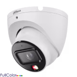 Cámara IP Domo 6MP Dahua Smart Dual Light Lente fijo 2.8mm Audio Bidireccional Detección de Humanos PoE IP67