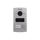 Frente de calle IP para VideoPortería HIKVISION / Soporta 128 tarjetas (MIFARE 13.65MHz) / IP65 / Funcion TV portero para 2 apartamentos / No incluye Transformador