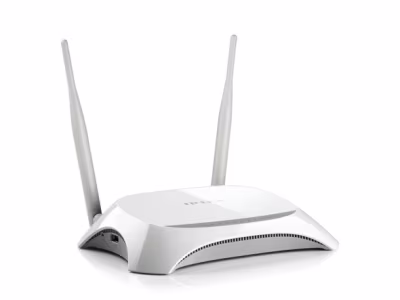 Router inalámbrico 3G-4G TP-LINK , Velocidad 300Mbps; 2 antenas externas Con 4 Puertos LAN y 1 puerto WAN,1 puerto USB 2.0 MODEM