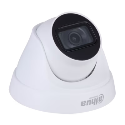 Cámara IP Domo Dahua 4MP Globo Ocular con Lente fijo 2.8mm, IR 30m , Metal-Plástico, Detección de movimientos / IP67