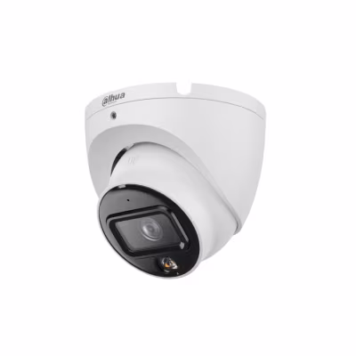 Cámara IP Domo 8mp Dahua Lente fijo 2.8mm Full Color Audio Smart Dual Light Detección de humanos PoE IP67