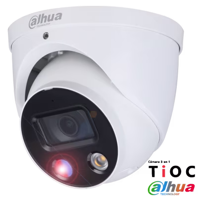 CAMARA IP DOMO FULL COLOR DE 5MP CON TECNOLOGIA WIZSENSE / SMD PLUS / PROTECCION IP67 / DETECCION INTELIGENTE / MICRO SD 256G Y CON ALGORITMO INTELIGENTE QUE CATEGORIZA LOS OBEJTIVOS PARA UNA ALARMA MÁS EFICAZ Y PRECISA.