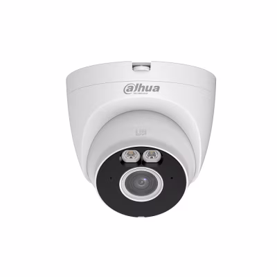 Cámara IP Domo 4mp Full Color Lente fijo 2.8mm AI Detección de Humanos Built-in Mic Admite Micro SD IP67