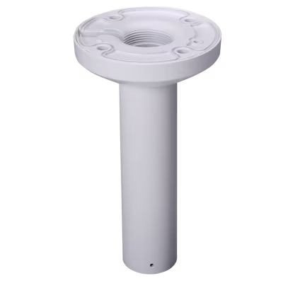 Soporte de montaje en techo Dahua / Material: Aluminio y PVC / Soporte de carga 7.0 Kg / Color blanco / Tubería G1 1/2"