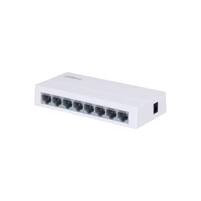 Switch de 8 Puertos Ethernet Dahua / Velocidad de puerto ethernet 100 Mbps