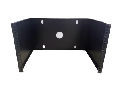 Rack abierto de pared 6u color negro