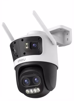 Cámara Cruiser Pano Z 13MP IMOU - Zoom 12X - 2 Lentes 4MP y 1 5MP - PoE - Audio Bidireccional - Smart Color Night Vision