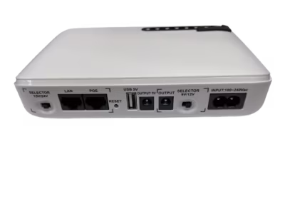 Mini UPS Doble Selector DC Output 9V/12V  PoE 12V/24V  Output 5V USB y DC